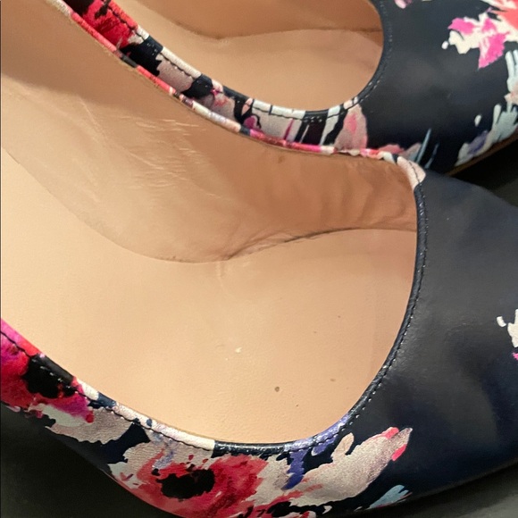 Kate Spade Vero Cuoio Multicolor Floral Heels size 6.5 - Picture 4 of 13